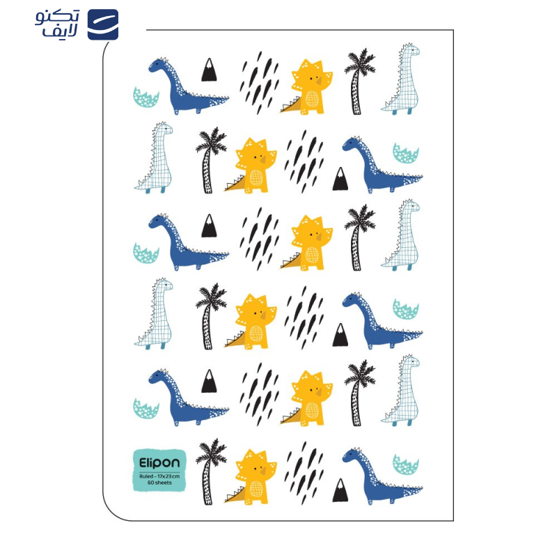 دفتر مشق 60 برگ الیپون کد 2151532 دفتر مشق 60 برگ الیپون کد 2151532