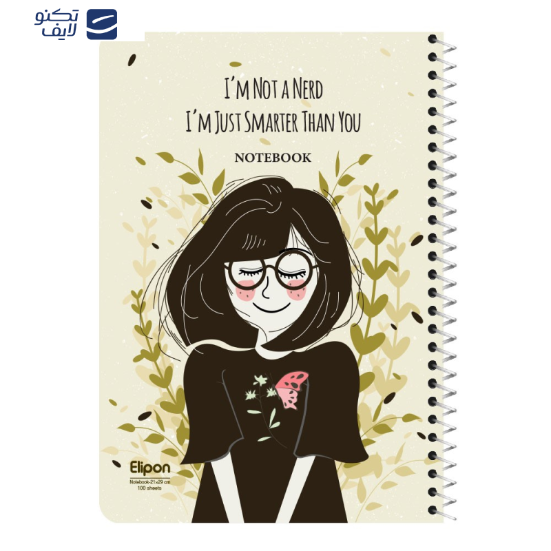 دفتر مشق 100 برگ الیپون کد 2411598