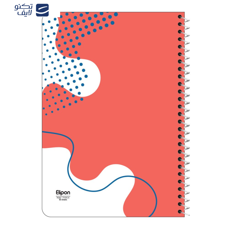 دفتر مشق 80 برگ الیپون کد 2341562