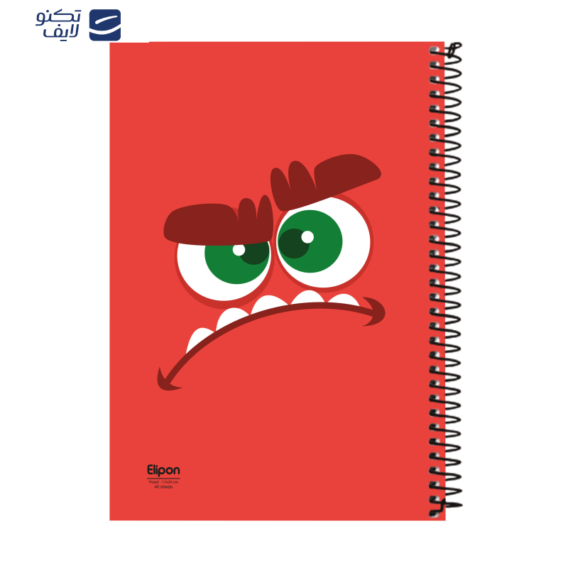 دفتر مشق 40 برگ الیپون کد 2121529