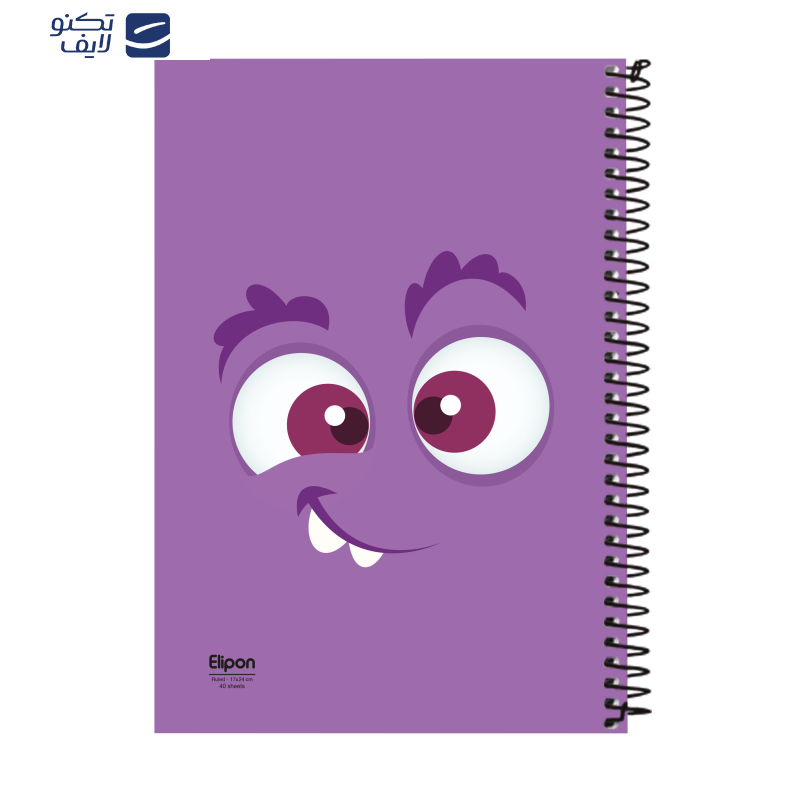 دفتر مشق 40 برگ الیپون کد 2121528