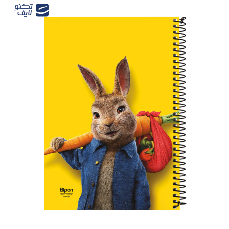 دفتر مشق 40 برگ الیپون کد 2121524