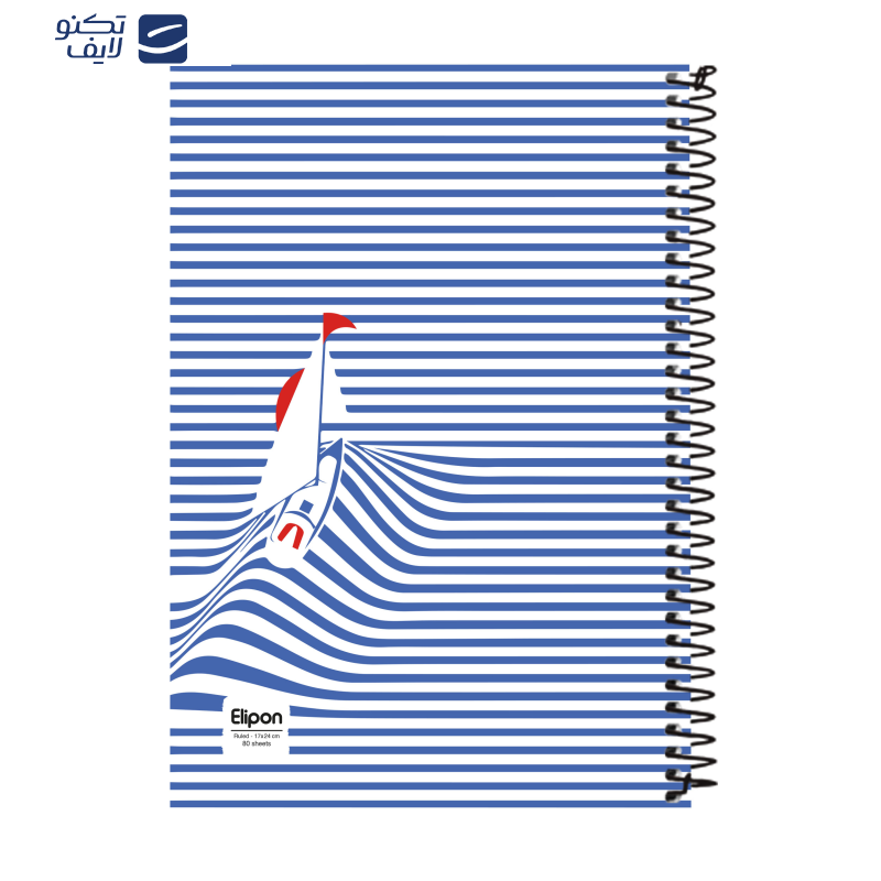 دفتر مشق 80 برگ الیپون کد 2311557