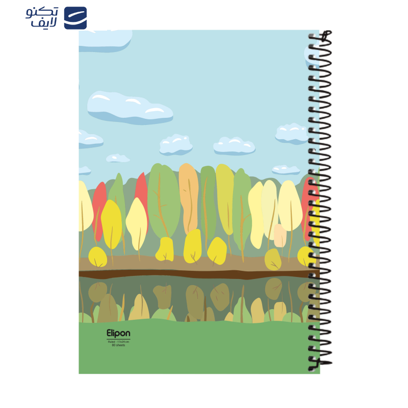 دفتر مشق 80 برگ الیپون کد 2311553
