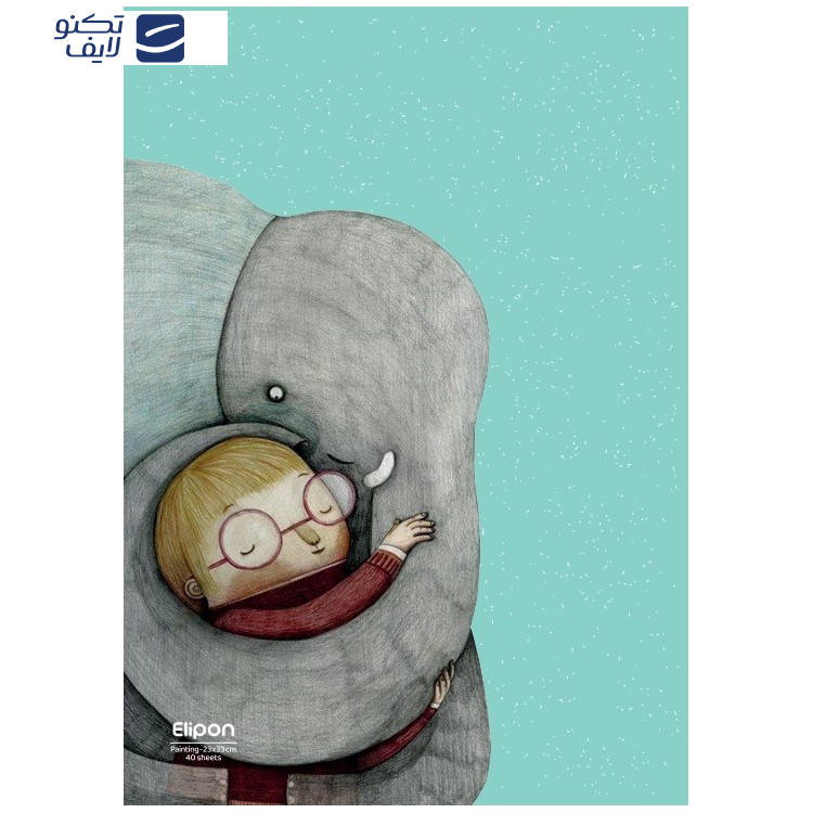 دفتر نقاشی 40 برگ الیپون کد 2531572