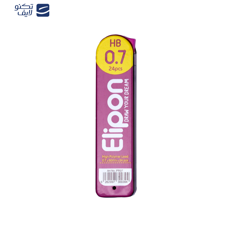 نوک مداد نوکی 0.7 میلی متری الیپون مدل 24 مغزی کد 8161301