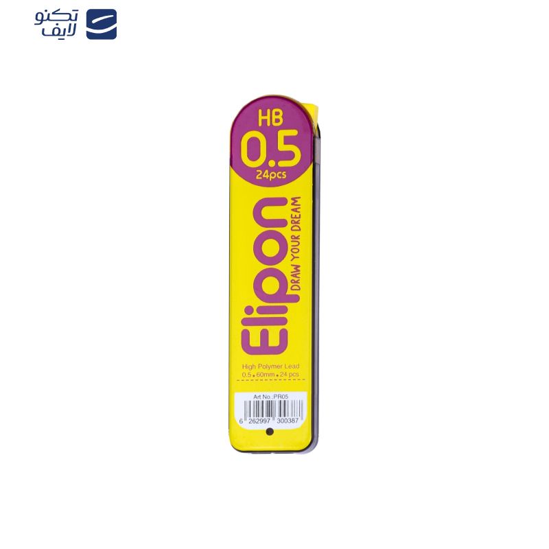نوک مداد نوکی 0.5 میلی متری الیپون مدل 24 مغزی کد 8161201