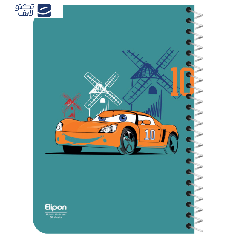 دفتر مشق 80 برگ الیپون کد 2361261