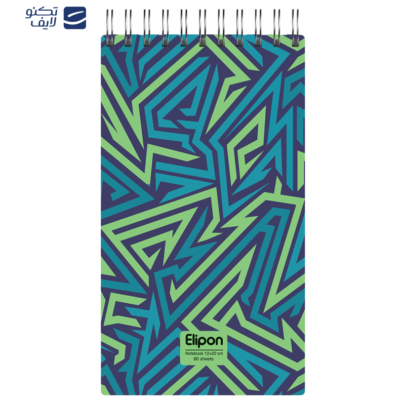  دفتر یادداشت 80 برگ الیپون کد 2641383