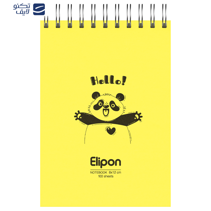  دفتر یادداشت 100 برگ الیپون کد 2651389