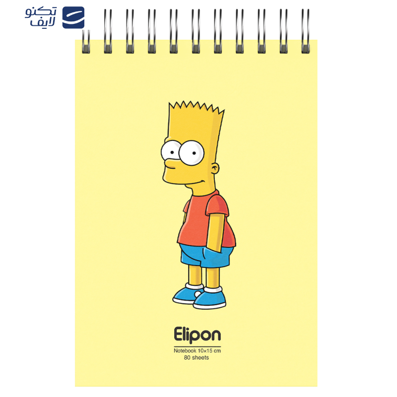  دفتر یادداشت 80 برگ الیپون کد 2621368