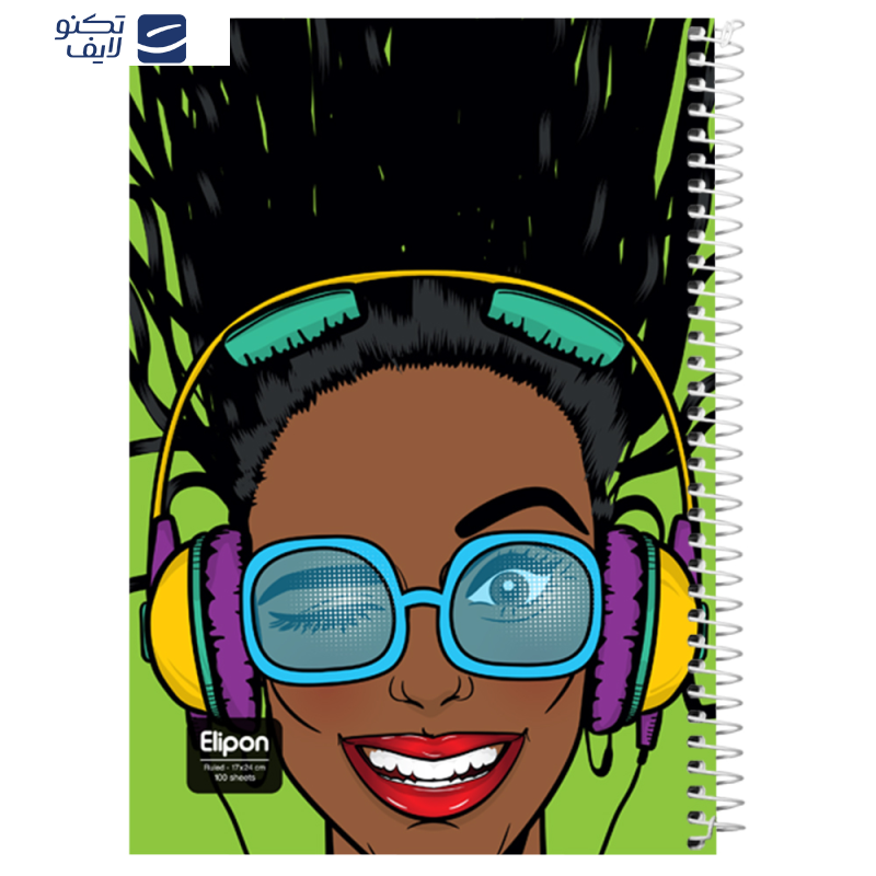 دفتر مشق 100 برگ الیپون کد 2421289