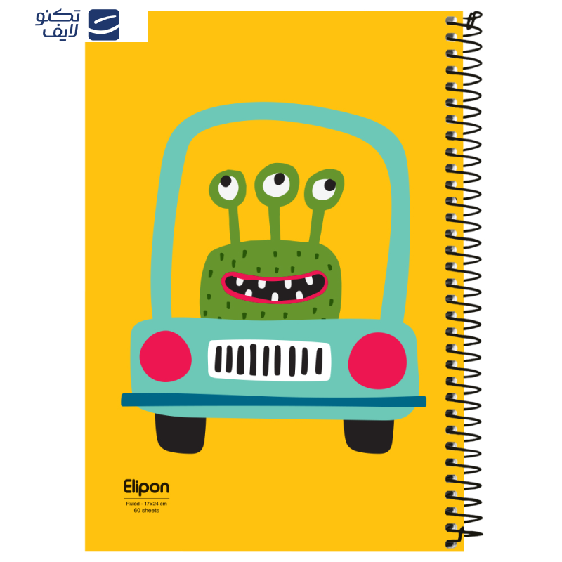  دفتر مشق 60 برگ الیپون کد 2272354