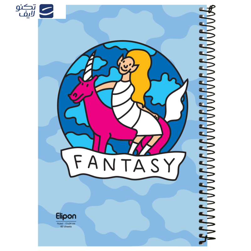  دفتر مشق 60 برگ الیپون کد 2271321