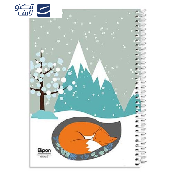 دفتر مشق 100 برگ الیپون کد 2791287
