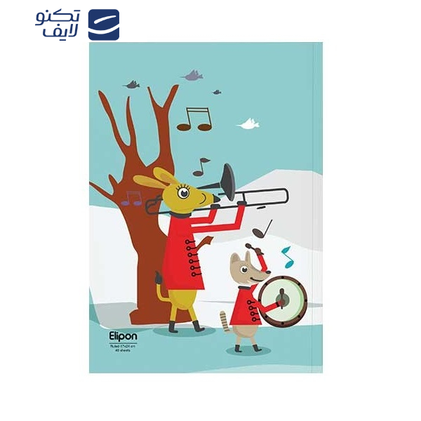 دفتر مشق 40 برگ الیپون کد 2921229