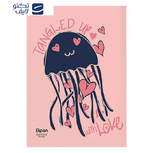  دفتر مشق 60 برگ الیپون کد 2201242