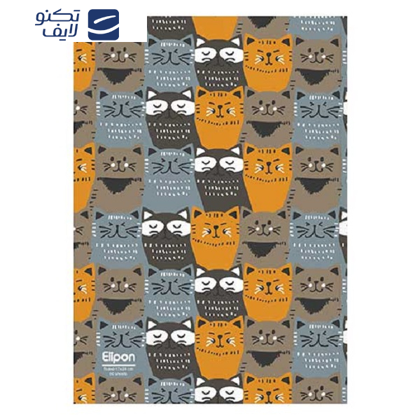 دفتر مشق 60 برگ الیپون کد 2151235