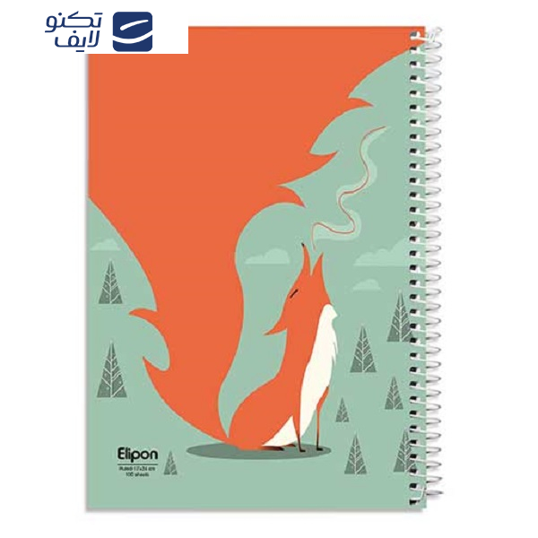 دفتر مشق 100 برگ الیپون کد 2391273