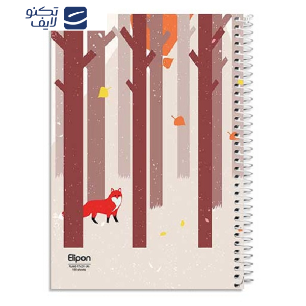 دفتر مشق 100 برگ الیپون کد 2391272
