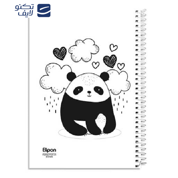 دفتر نقاشی 60 برگ الیپون کد 2551322