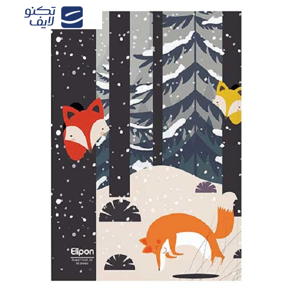 دفتر مشق 60 برگ الیپون کد 2151236