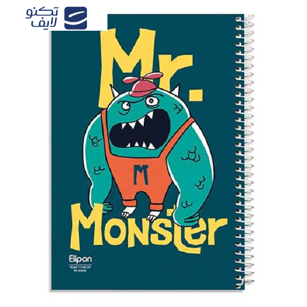 دفتر مشق 80 برگ الیپون کد 2331255