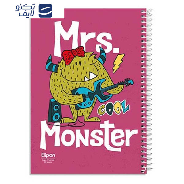 دفتر مشق 80 برگ الیپون کد 2331254