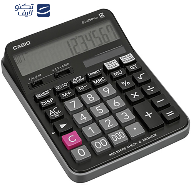 ماشین حساب کاسیو مدل DJ-120D Plus