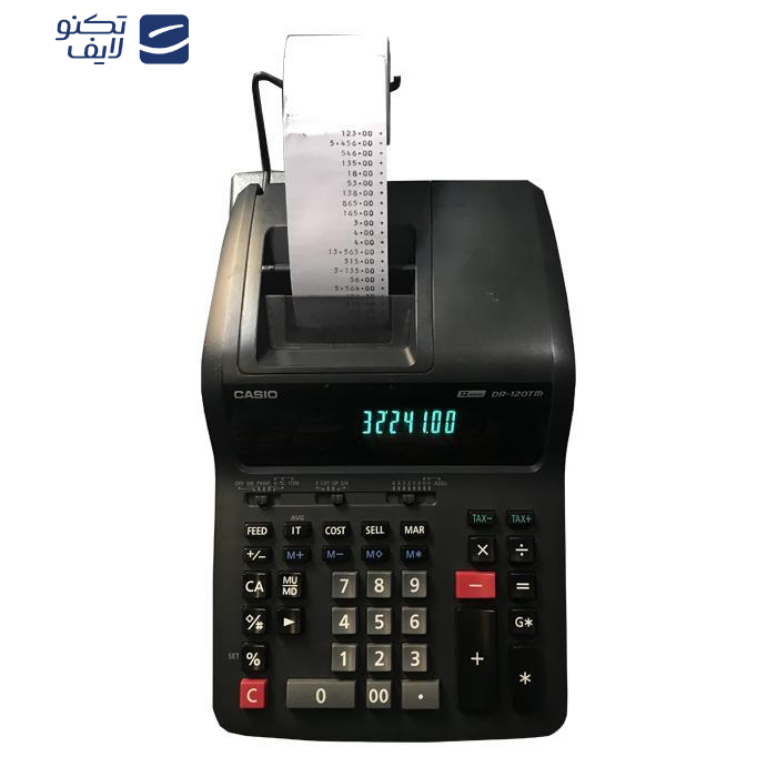 ماشین حساب کاسیو مدل DR-120 TM