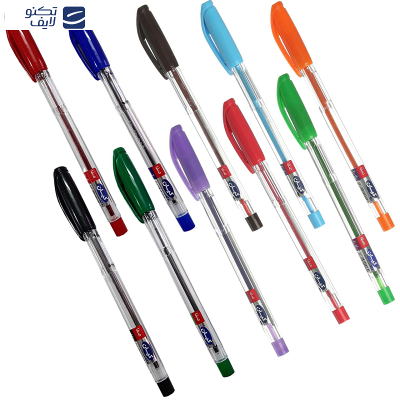 خودکار کیان قطر نوشتاری 1 میلی متر بسته 10 عددی   