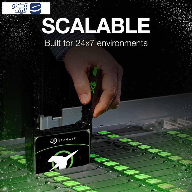 هارد دیسک اینترنال سیگیت مدل Exos ST14000NM001G ظرفیت 14 ترابایت