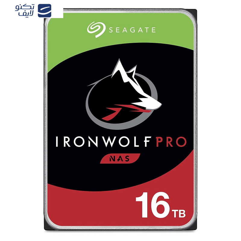 هارددیسک اینترنال سیگیت مدل ST16000NE000 NAS IronWolf Pro ظرفیت 16 ترابایت