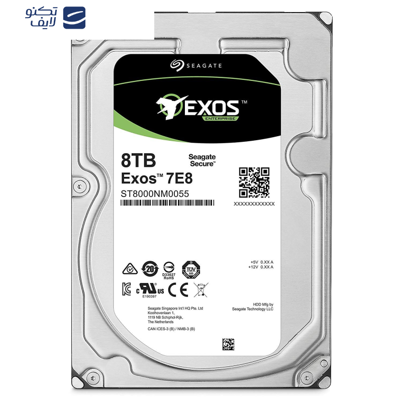 هارددیسک اینترنال سیگیت مدل ST8000NM0055 ظرفیت 8 ترابایت