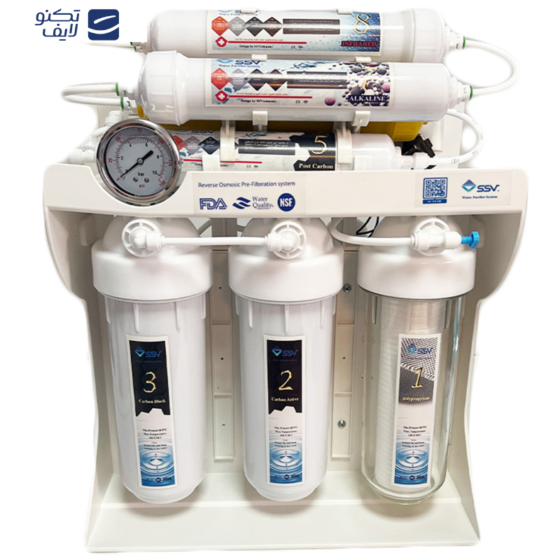 دستگاه تصفیه کننده آب اس اس وی مدل UltraPro  X1000 V + 3F به همراه فیلتر