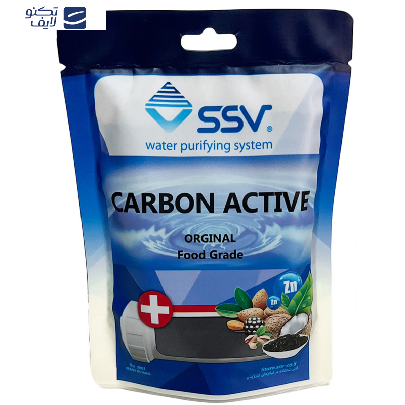 فیلتر دستگاه تصفیه آب اس اس وی مدل پک فیلتر کربن اکتیو به همراه شارژ