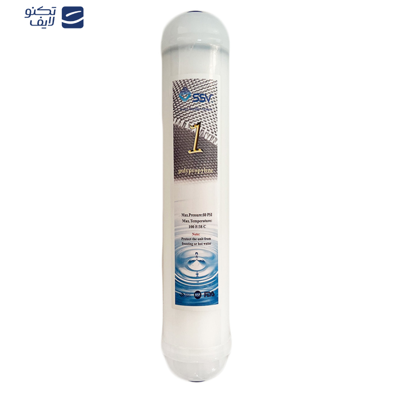 فیلتر دستگاه تصفیه آب اس اس وی مدل L1000 بسته 10 عددی