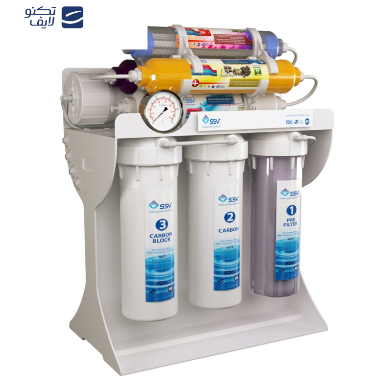 دستگاه تصفیه کننده آب خانگی اس اس وی مدل UltraPro X800 به همراه فیلتر بسته 4 عددی