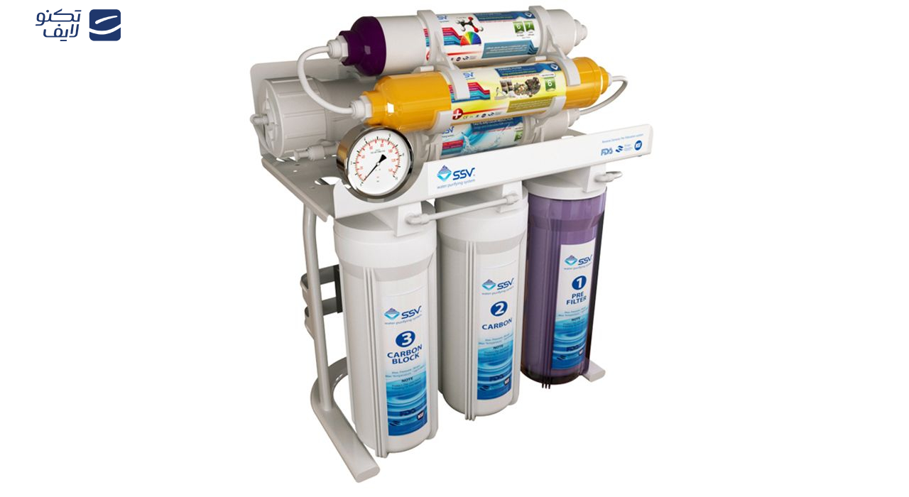 دستگاه تصفیه کننده آب خانگی اس اس وی مدل MaxTec X700 به همراه فیلتر بسته 4 عددی