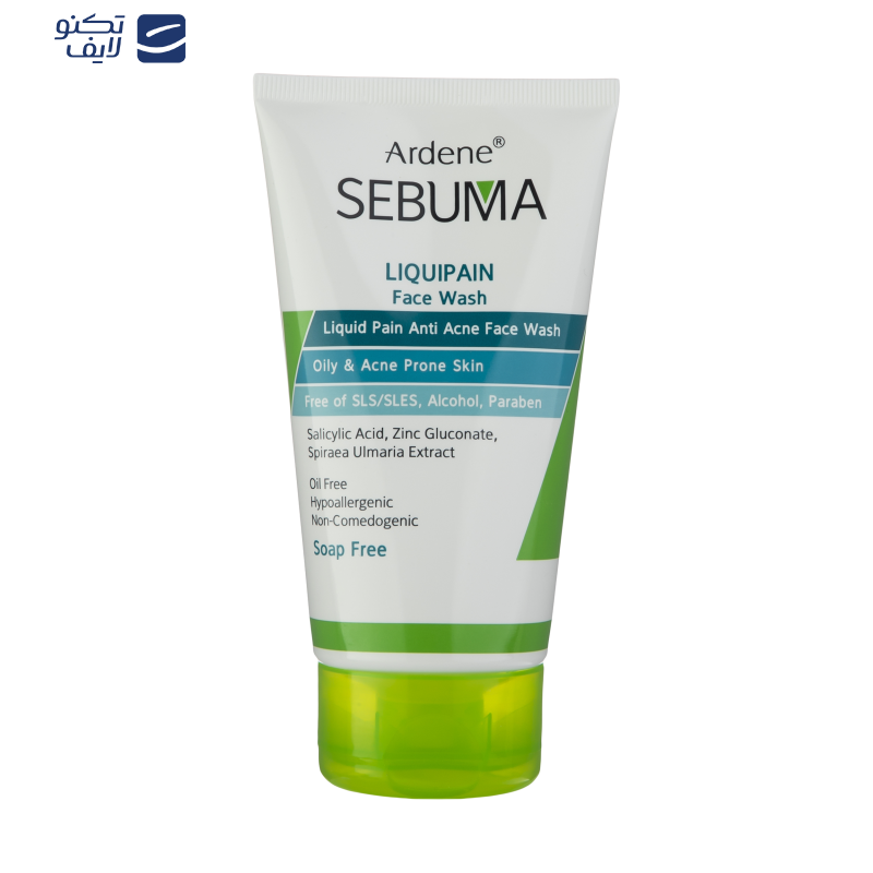 مایع شست‌وشوی صورت آردن سبوما مدل Liquipain حجم 150 میلی‌لیتر