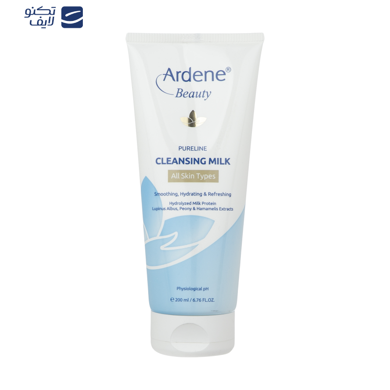 شیر پاک کن آردن بیوتی مدل Pureline مناسب انواع پوست حجم 200 میلی لیتر