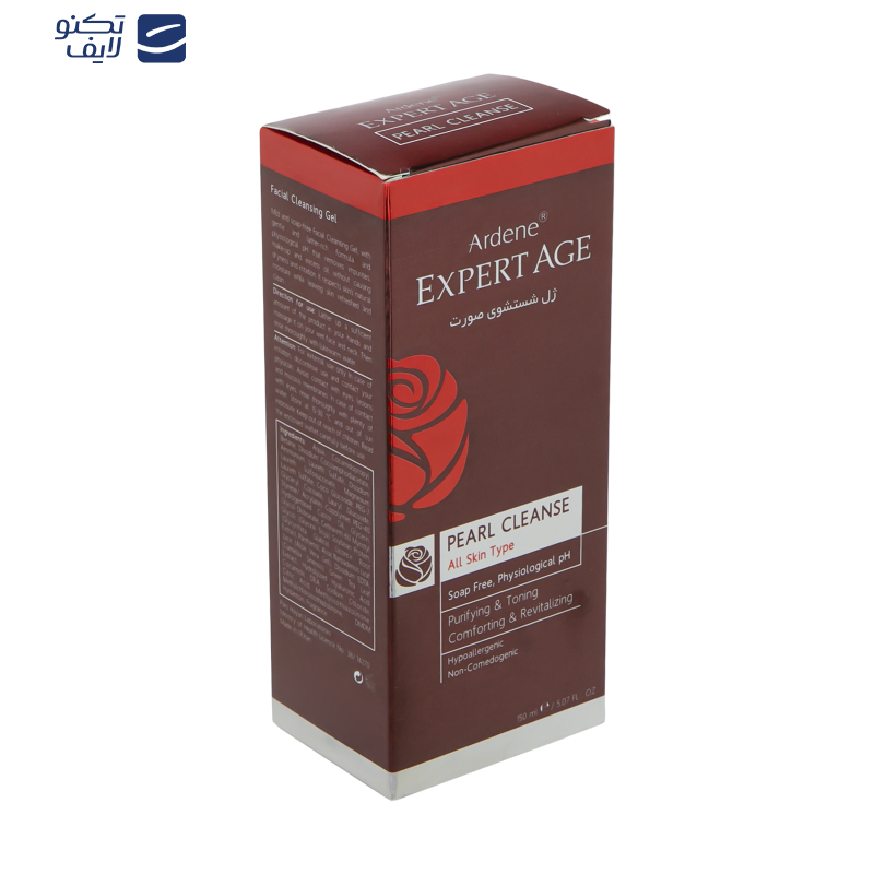 ژل شستشوی صورت آردن اکسپرت ایج مدل Pearl Cleanse مناسب انواع پوست حجم 150 میلی لیتر