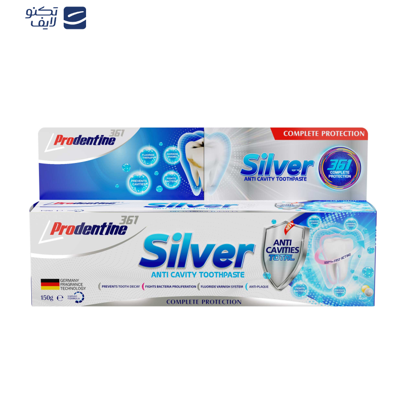 خمیر دندان پرودنتین 361 مدل Silver وزن 150 گرم