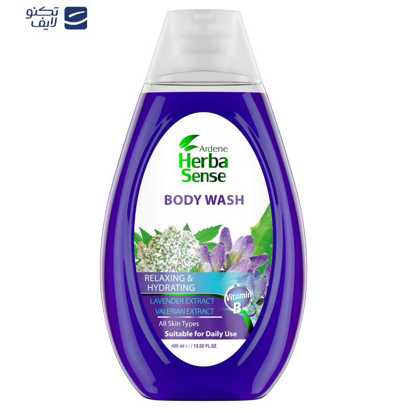 شامپو بدن آردن هرباسنس مدل RELAXING and HYDRATING حجم 400 میلی لیتر