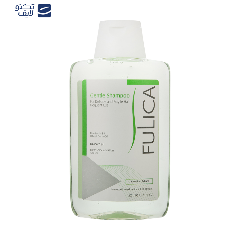 شامپو ملایم فولیکا جهت مصرف روزانه مخصوص موهای حساس و شکننده حجم 200 میلی‌لیتر