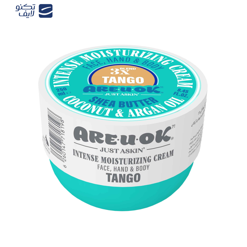 کرم مرطوب‌کننده آر یو اوکی مدل TANGO حجم 250 میلی‌لیتر