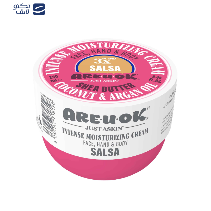 کرم مرطوب‌کننده آر یو اوکی مدل salsa حجم 250 میلی‌لیتر