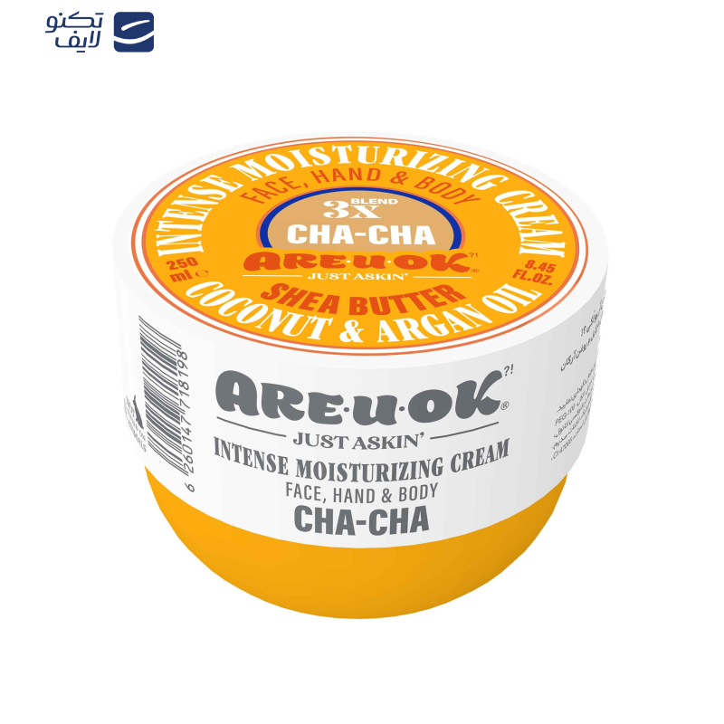 کرم مرطوب‌کننده آر یو اوکی مدل CHA CHA حجم 250 میلی‌لیتر