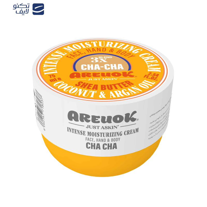 کرم مرطوب‌کننده آر یو اوکی مدل CHA CHA حجم 75 میلی‌لیتر