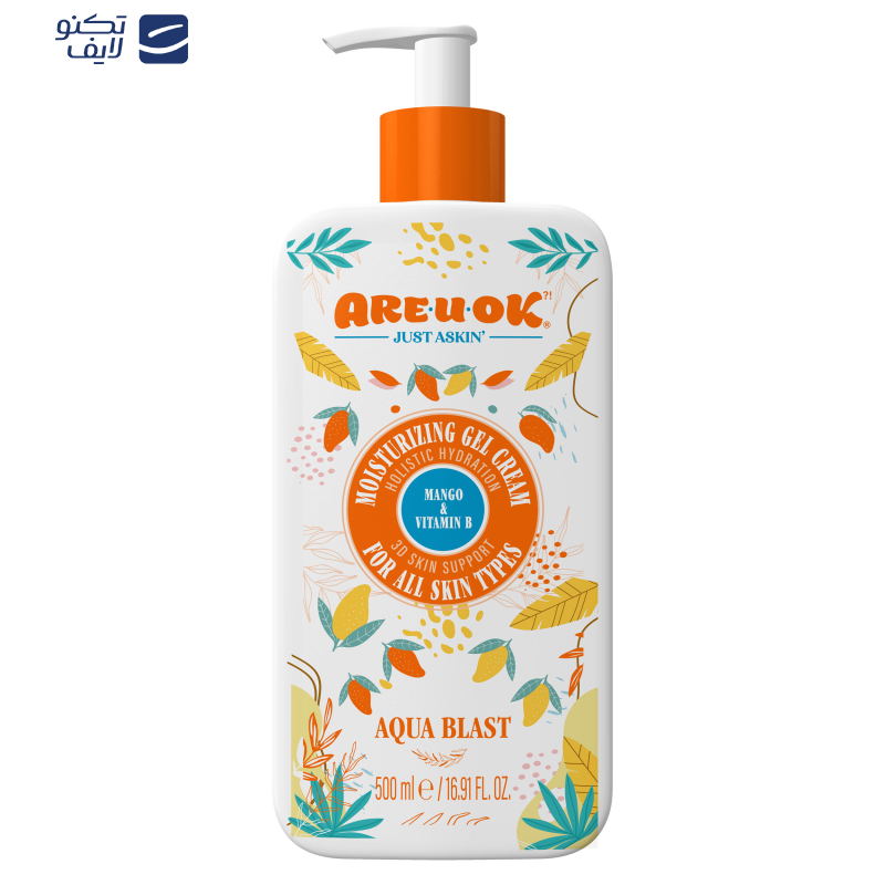 ژل آبرسان آر یو اوکی مدل Mango And Vitamin B حجم 500 میلیلیتر ژل آبرسان آر یو اوکی مدل Mango And Vitamin B حجم 500 میلیلیتر